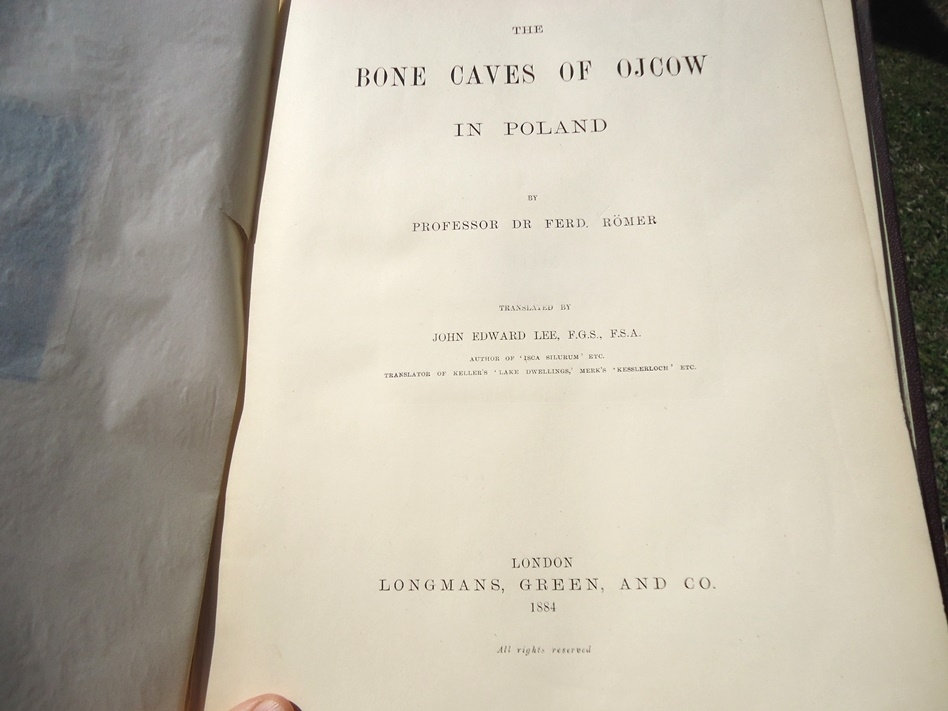 Large image 2 The Bone Caves of Ojcow in Poland from 1884