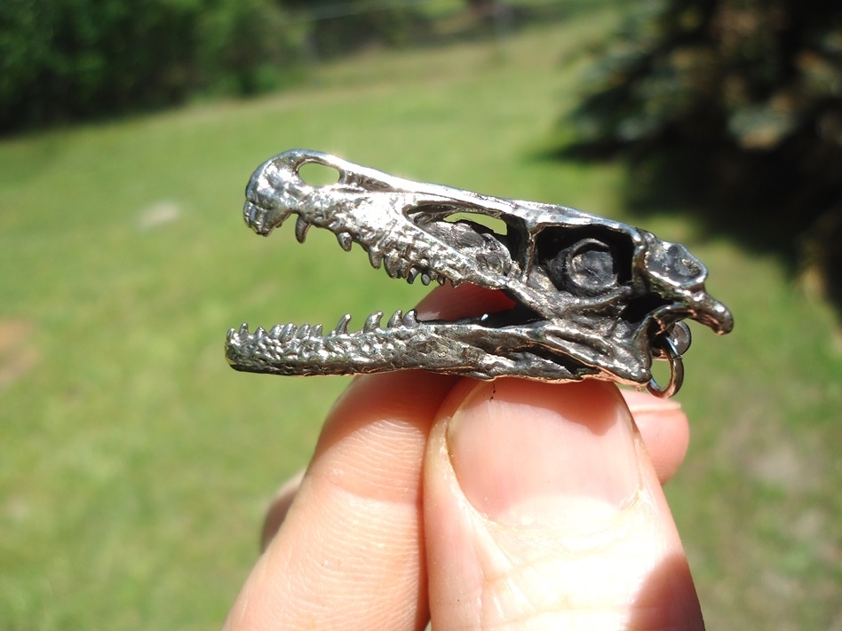 Large image 1 Velociraptor Skull Pendant