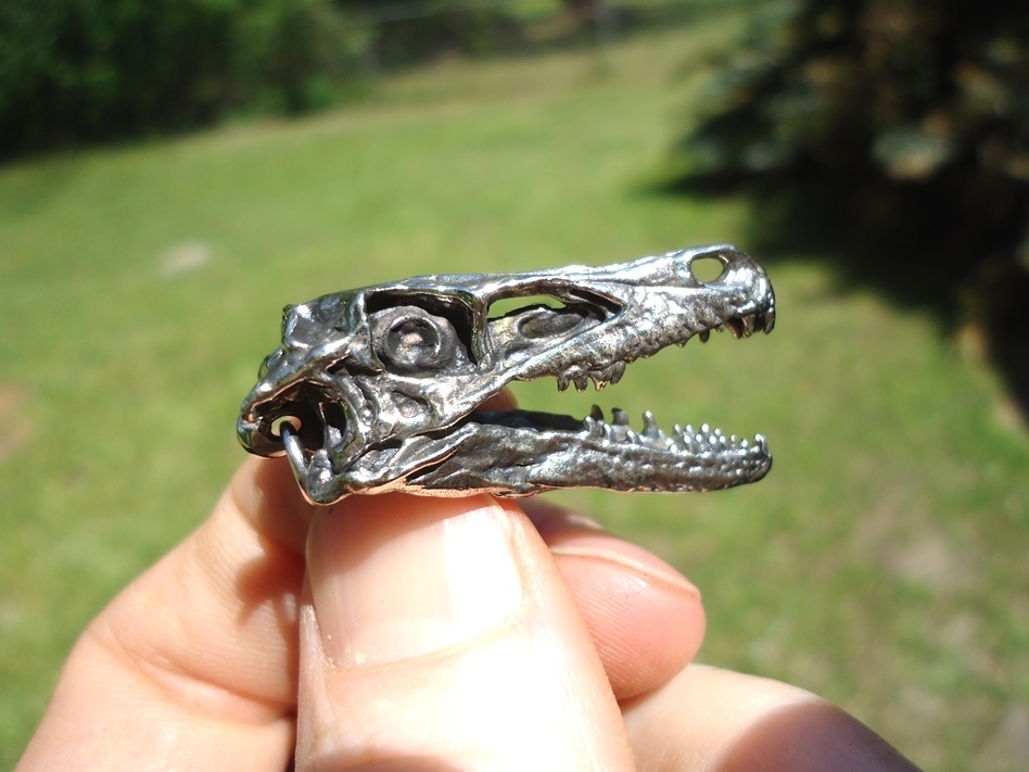 Large image 3 Velociraptor Skull Pendant