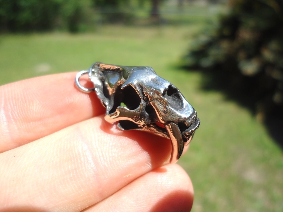 Large image 3 Saber Cat Skull Pendant
