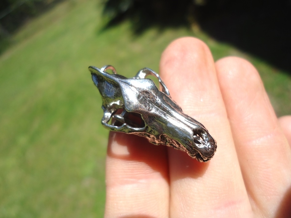 Large image 3 Dire Wolf Skull Pendant