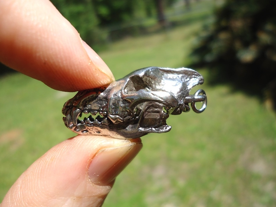Large image 4 Dire Wolf Skull Pendant